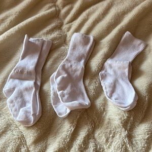 3 pairs of White socks for babies